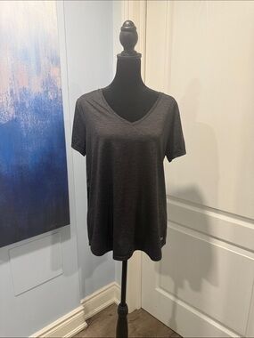Buy 5 for 10$❗️Women’s V-Neck Short Sleeve Tee - Charcoal
